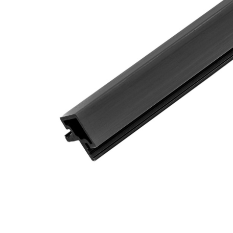 2.9m Composite Slatted Cladding Corner Black