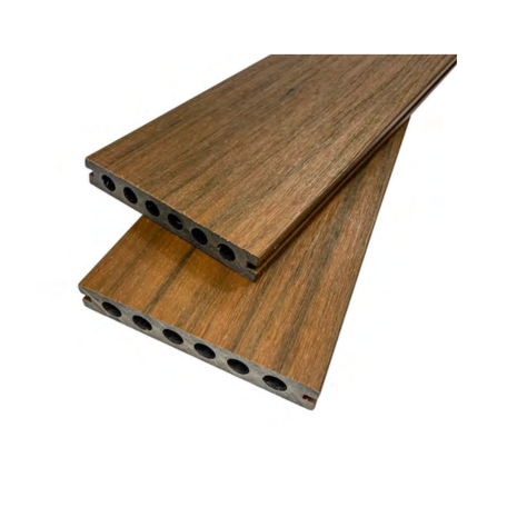 2.9m Premium Composite Decking - Teak Wood Effect