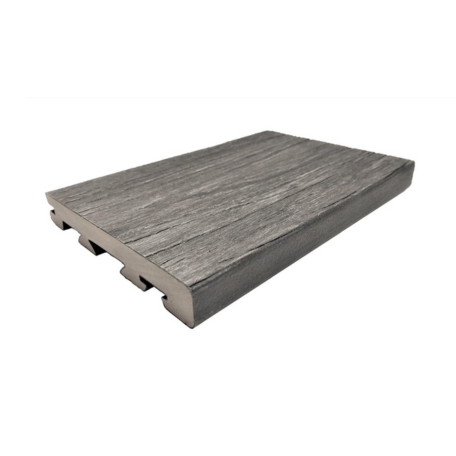 2.9m Premium Decking Bullnose Edge Board Grey Mix