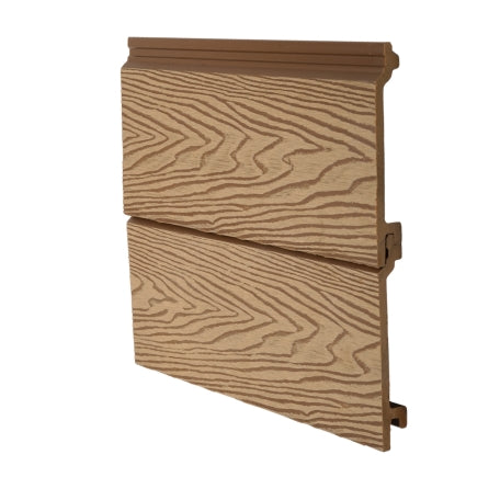 4m Woodgrain Composite Cladding - Teak