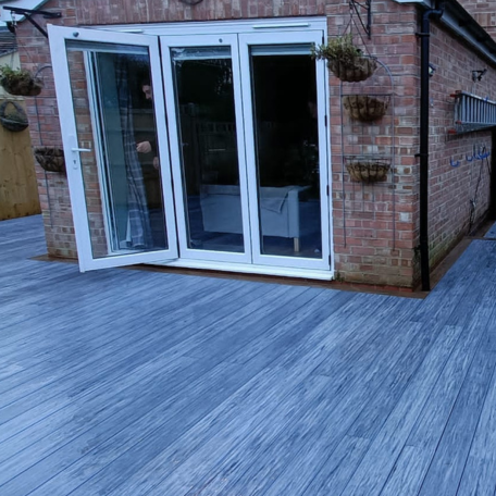 2.9m Premium Composite Decking - Dual Color Grey and Black