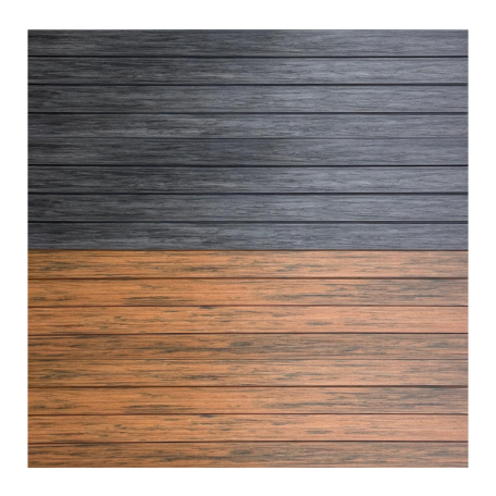 SAMPLE Premium Composite Cladding - Teak Mix