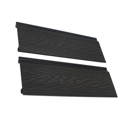 3.9m Woodgrain Composite Cladding - Black