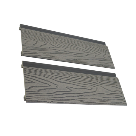 3.9m Woodgrain Composite Cladding - Grey