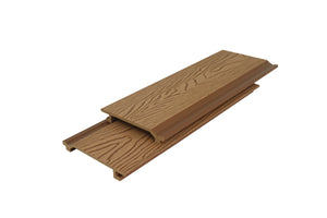 4m Woodgrain Composite Cladding - Teak