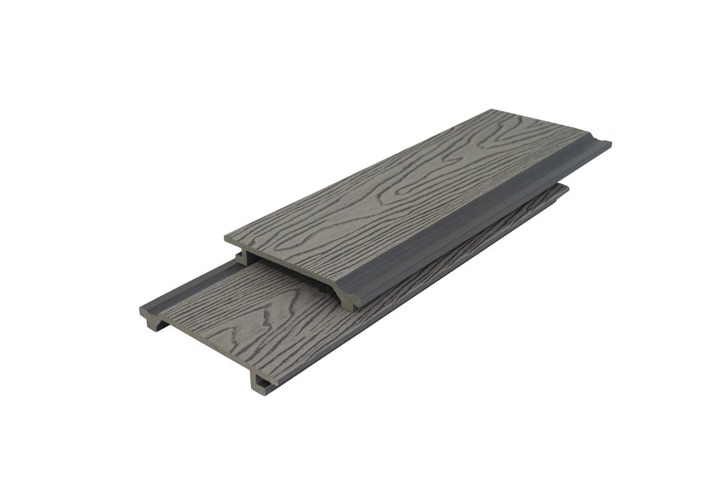 3.9m Woodgrain Composite Cladding - Grey