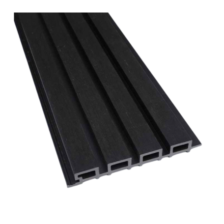 SAMPLES Composite Slatted Cladding - Black