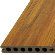 2.9m Premium Composite Decking - Dual Color Oak Mix - Teak Mix