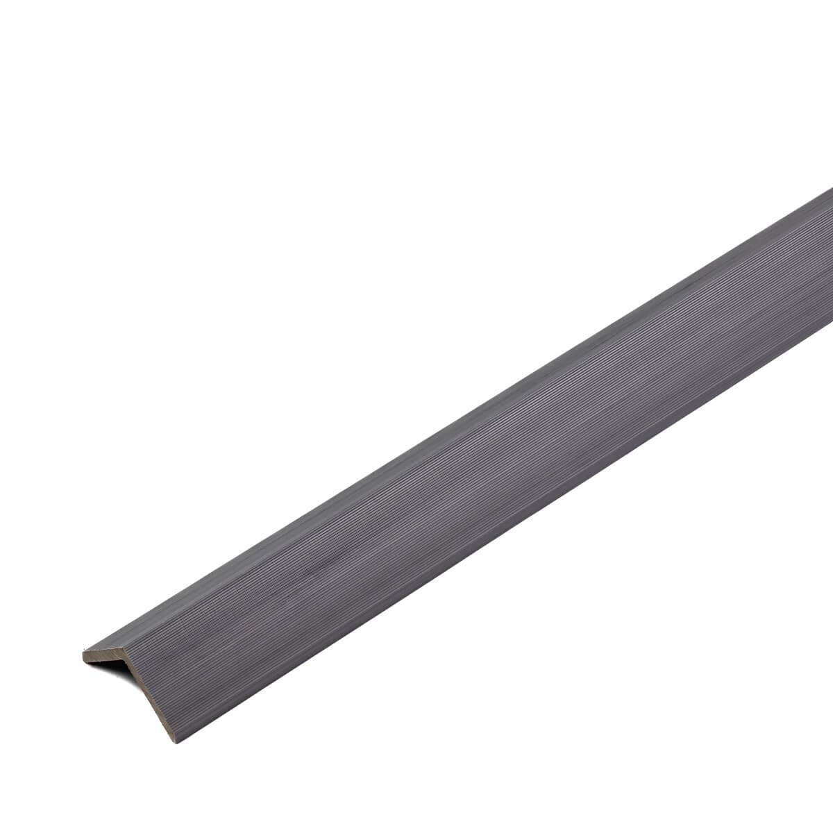 2.5m Corner trim for slatted cladding Anthracite