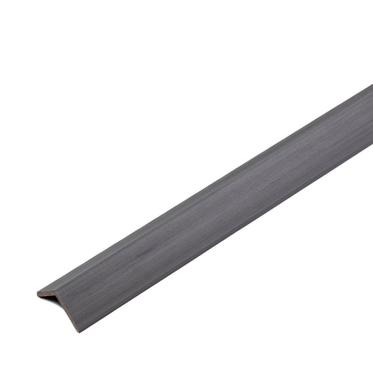 2.5m Corner trim for slatted cladding Anthracite