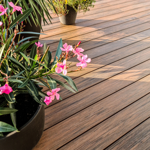 2.9m Premium Composite Decking - Dual Color Oak Mix - Teak Mix