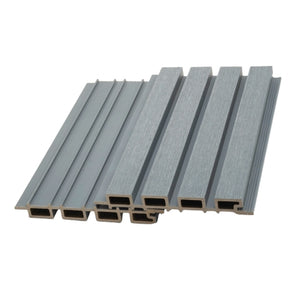 2.5m Slatted Cladding Grey
