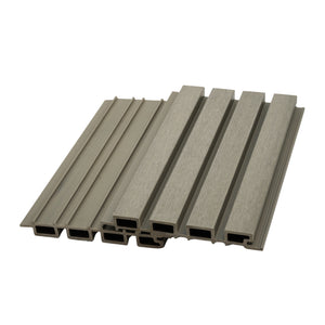2.5 m Composite Slatted Cladding ANTIQUE