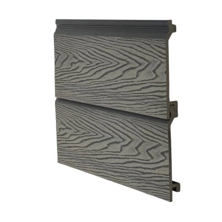 3.9m Woodgrain Composite Cladding - Grey