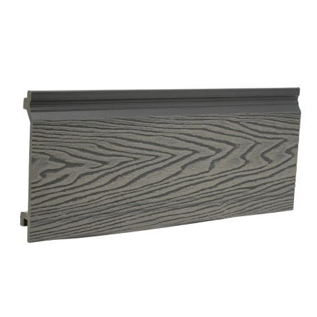 3.9m Woodgrain Composite Cladding - Grey