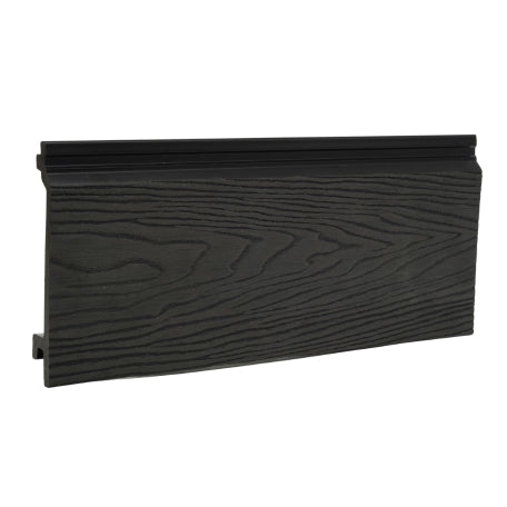 4 m Woodgrain Composite Cladding - Black