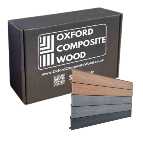 SAMPLE Woodgrain Composite Cladding - Black