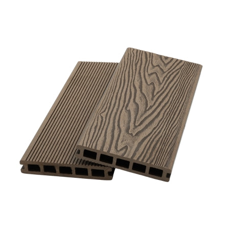 4m Woodgrain Composite Decking Coffee