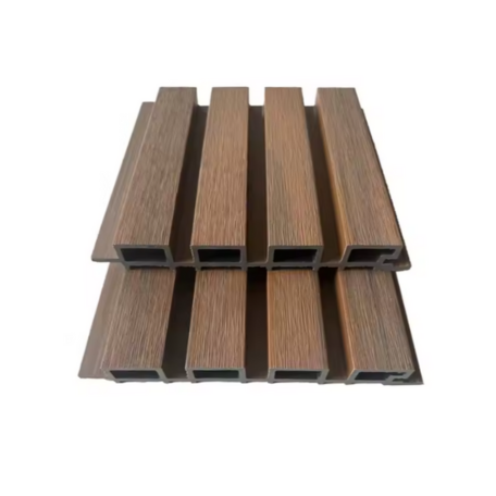 2.9m Composite Slatted Cladding Walnut