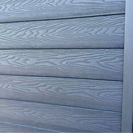 4m Woodgrain Composite Cladding - Grey