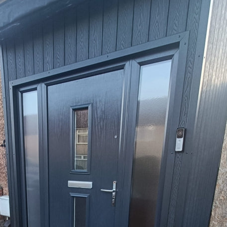 4 m Woodgrain Composite Cladding - Black