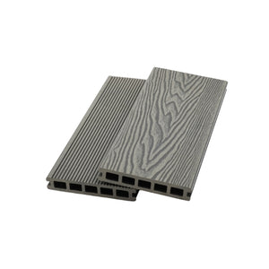 4m Woodgrain Composite Decking Grey