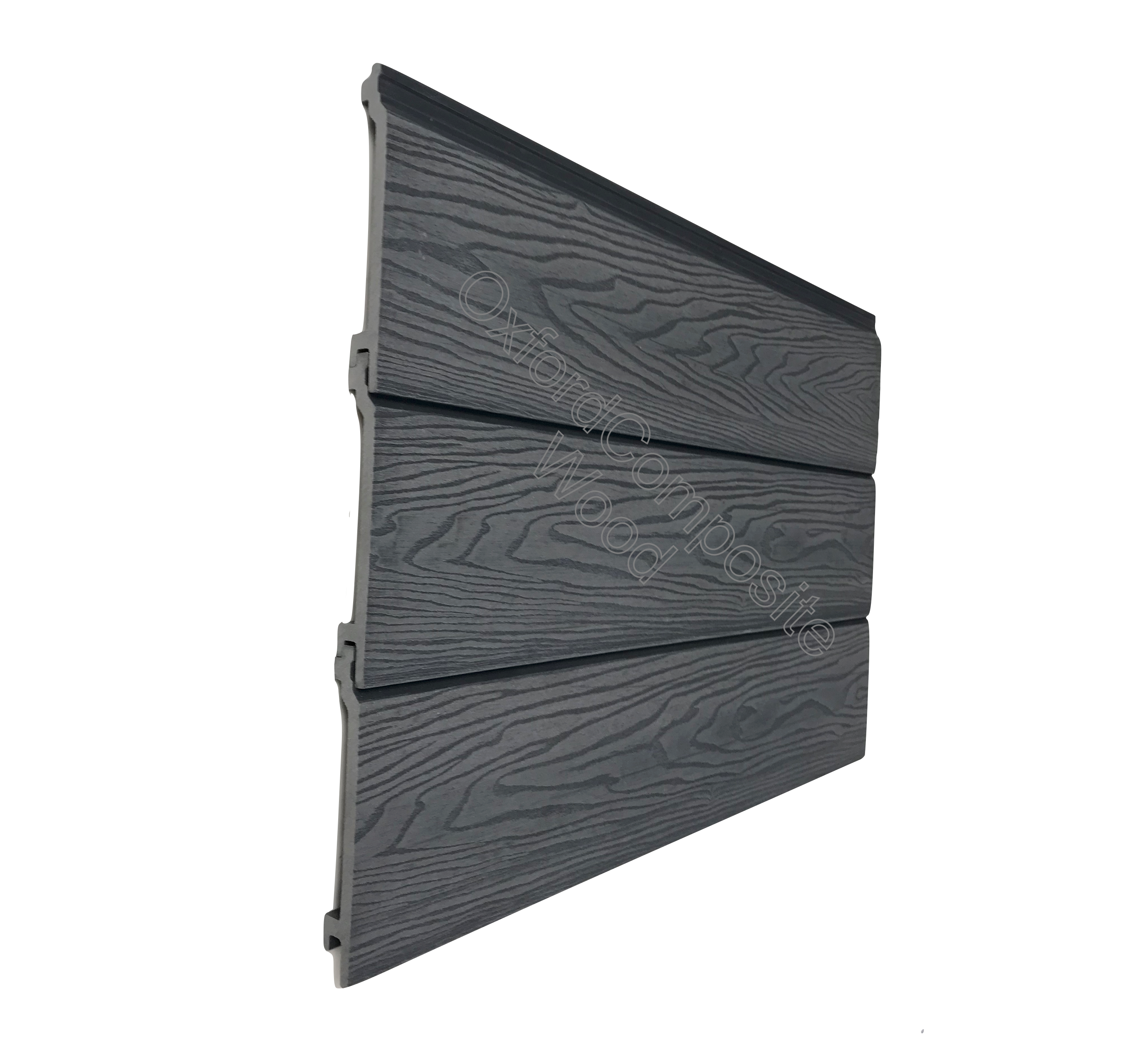Standard Cladding Black Slatted Composite Cladding | Fade-Resistant | Oxford Composite ...