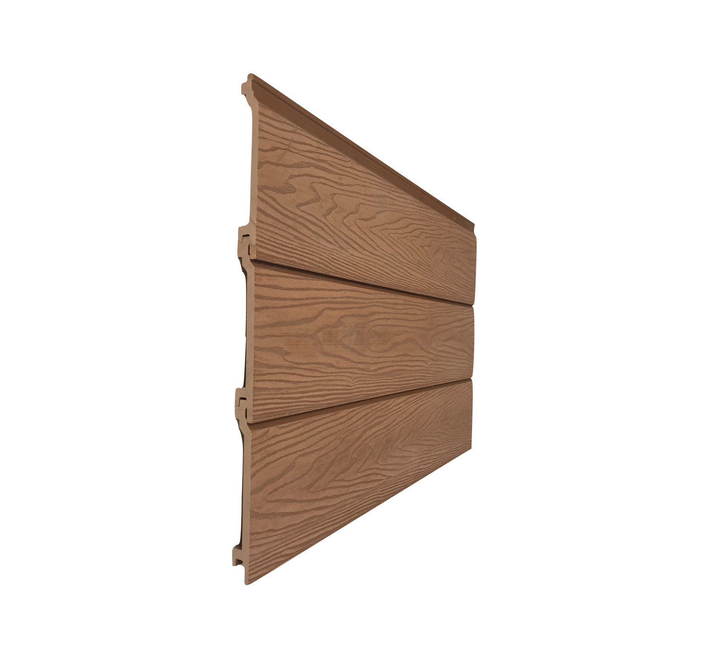 2.9m Woodgrain Composite Cladding - Teak